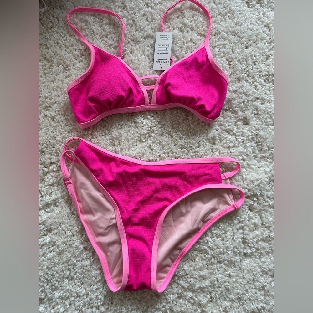 Cupshe Pink Bikini Set